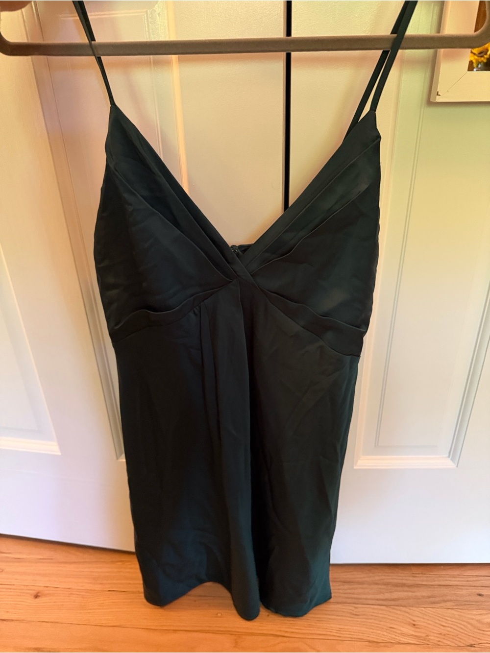 Forever 21 Dark Green Mini Slip Dress
